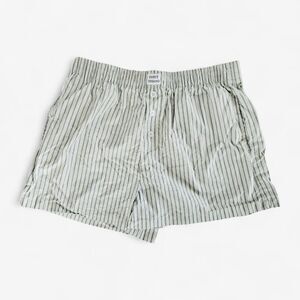 Happily Grey Sweet Dreams 100% Cotton Relaxed Fit Striped Boxer Sleep Shorts L